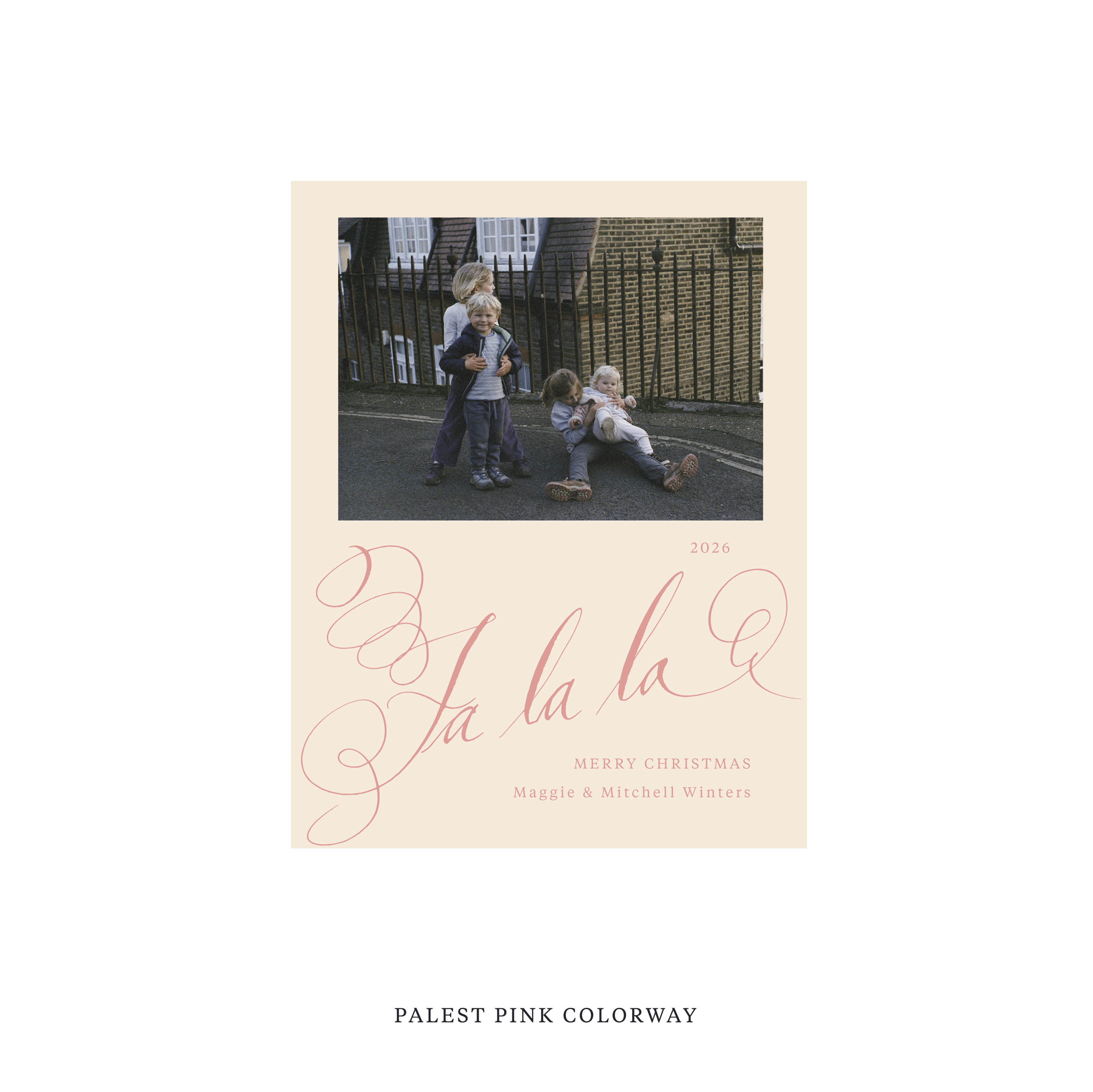 Farnley Classic Flat Print Holiday Card, Small