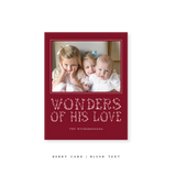 Witherspoon Classic Printed Small Holiday Card