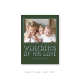 Witherspoon Classic Printed Small Holiday Card