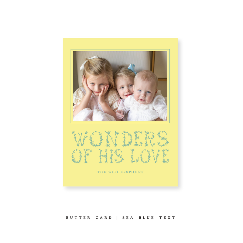 Witherspoon Classic Printed Small Holiday Card