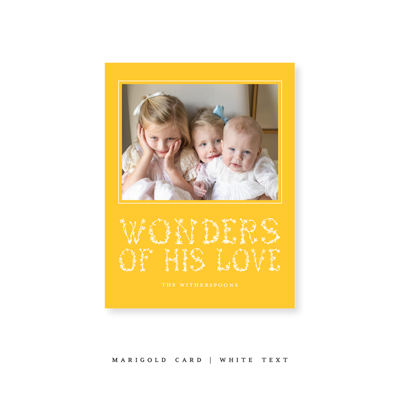 Witherspoon Classic Printed Small Holiday Card