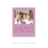 Witherspoon Classic Printed Small Holiday Card
