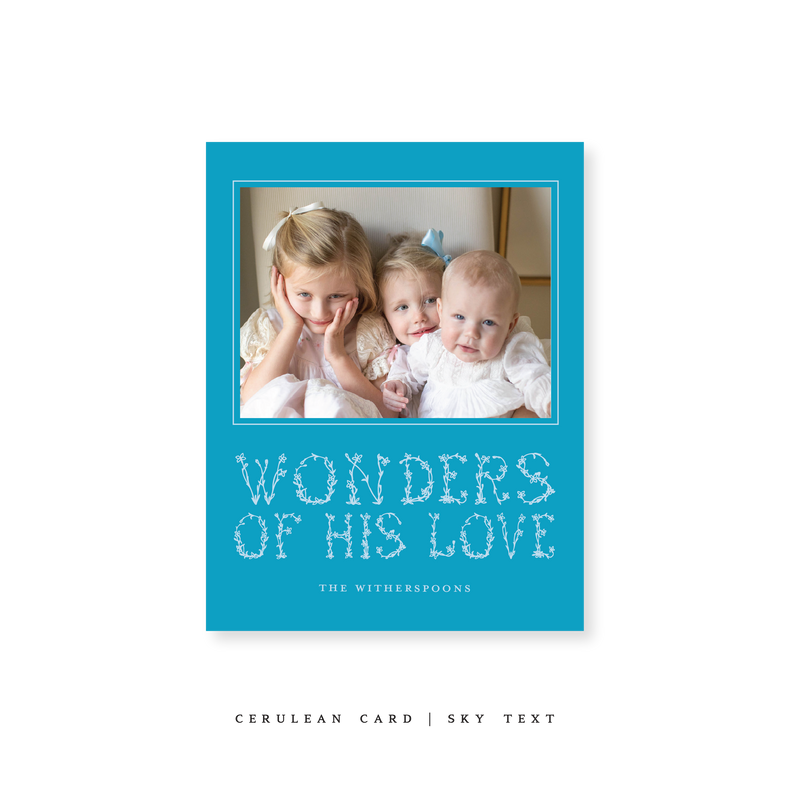 Witherspoon Classic Printed Small Holiday Card