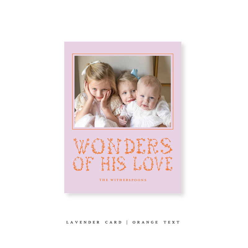Witherspoon Classic Printed Small Holiday Card