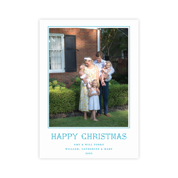Yorke Letterpress Medium Holiday Card