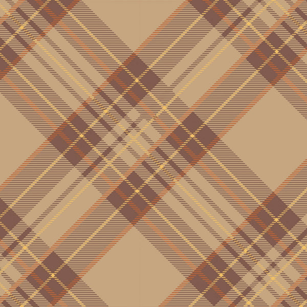 Autumn Plaid Cocktail Napkin - Pack of 20