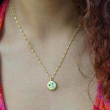 Jewelled Dreams Disc Necklace