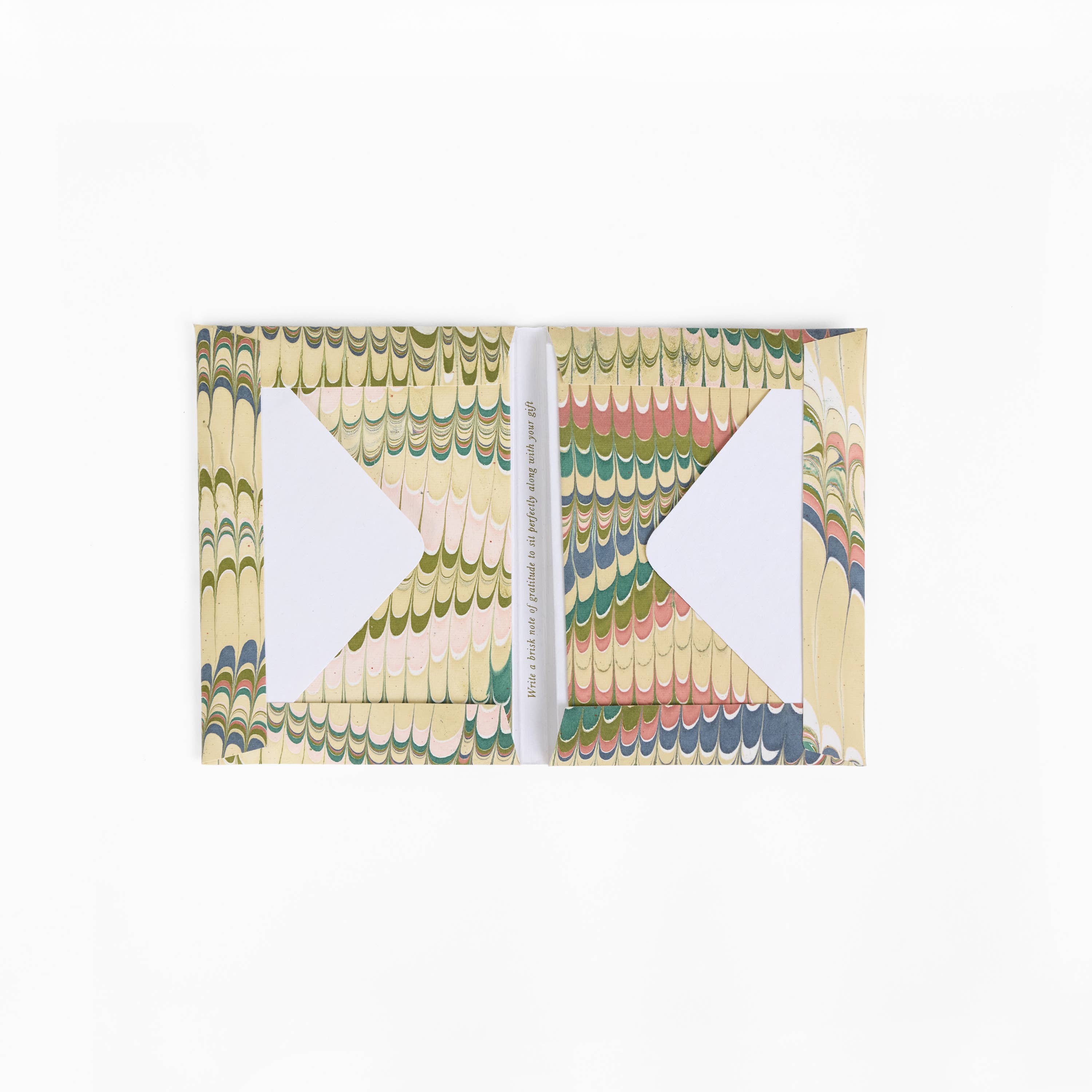 Marbled Greeting Card Set - Moss Mountain