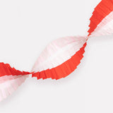 Pink & Red Stitched Streamer