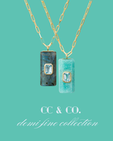 Labradorite + Blue Topaz Lumiere Pendant Necklace