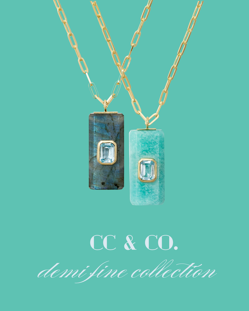 Labradorite + Blue Topaz Lumiere Pendant Necklace