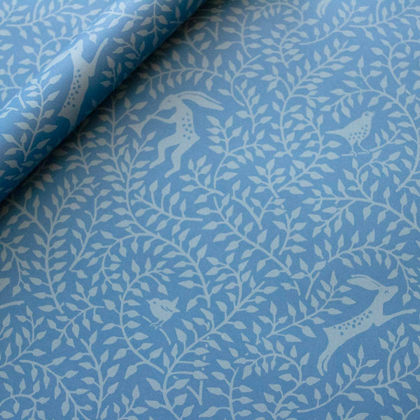 Patterned Paper Dancing Hare Blue