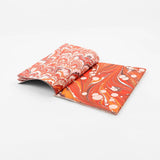 Red Hand Marbled Gift Wrapping Paper Booklet