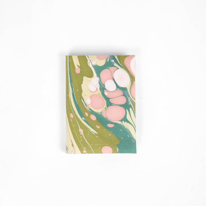 Marbled Greeting Card Set - Moss Bubble
