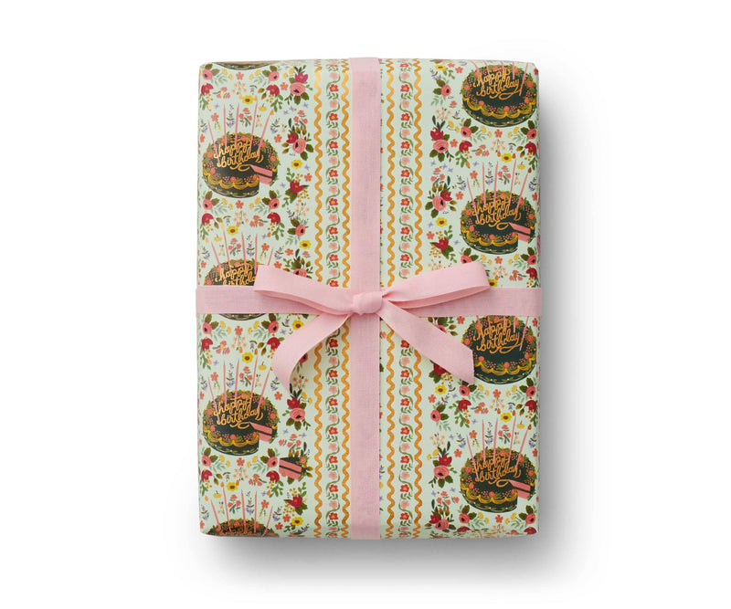 Floral Cake Continuous Roll