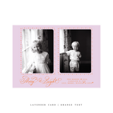 Ellington (2 Photos) Classic Printed Medium Holiday Card