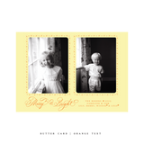 Ellington (2 Photos) Classic Printed Medium Holiday Card