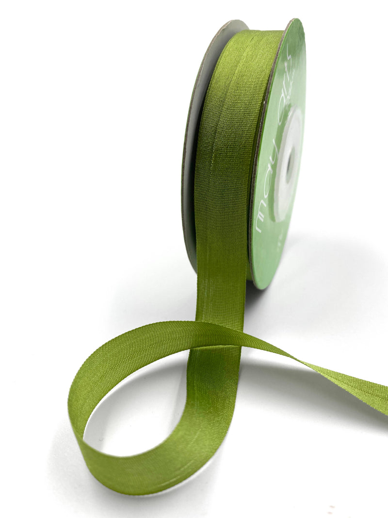 1/2" Olive Green Silk Ribbon