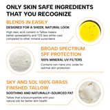 Face & Body Sunscreen SPF 50 – Natural Tallow Formula