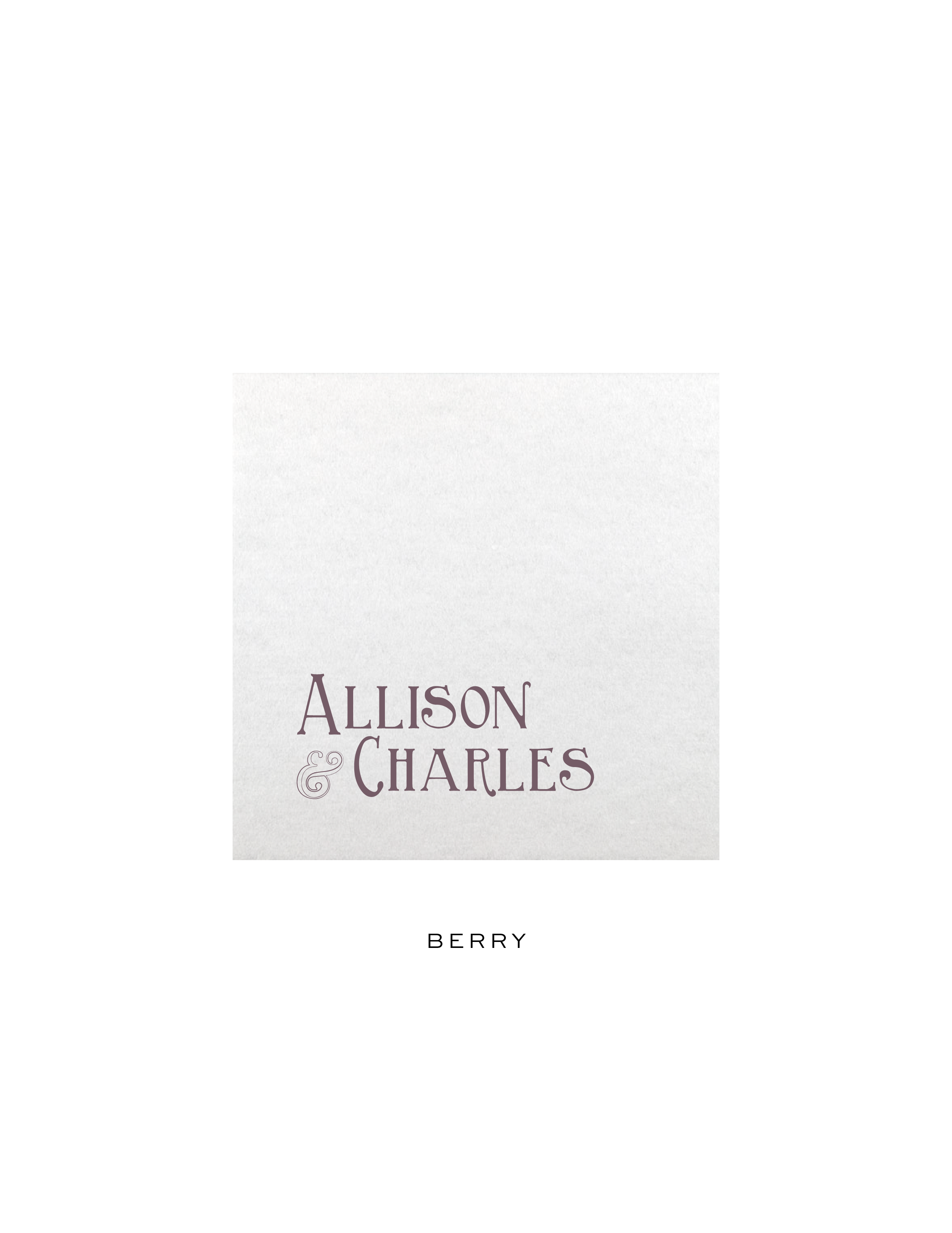 Allison Bridal Linun Napkin