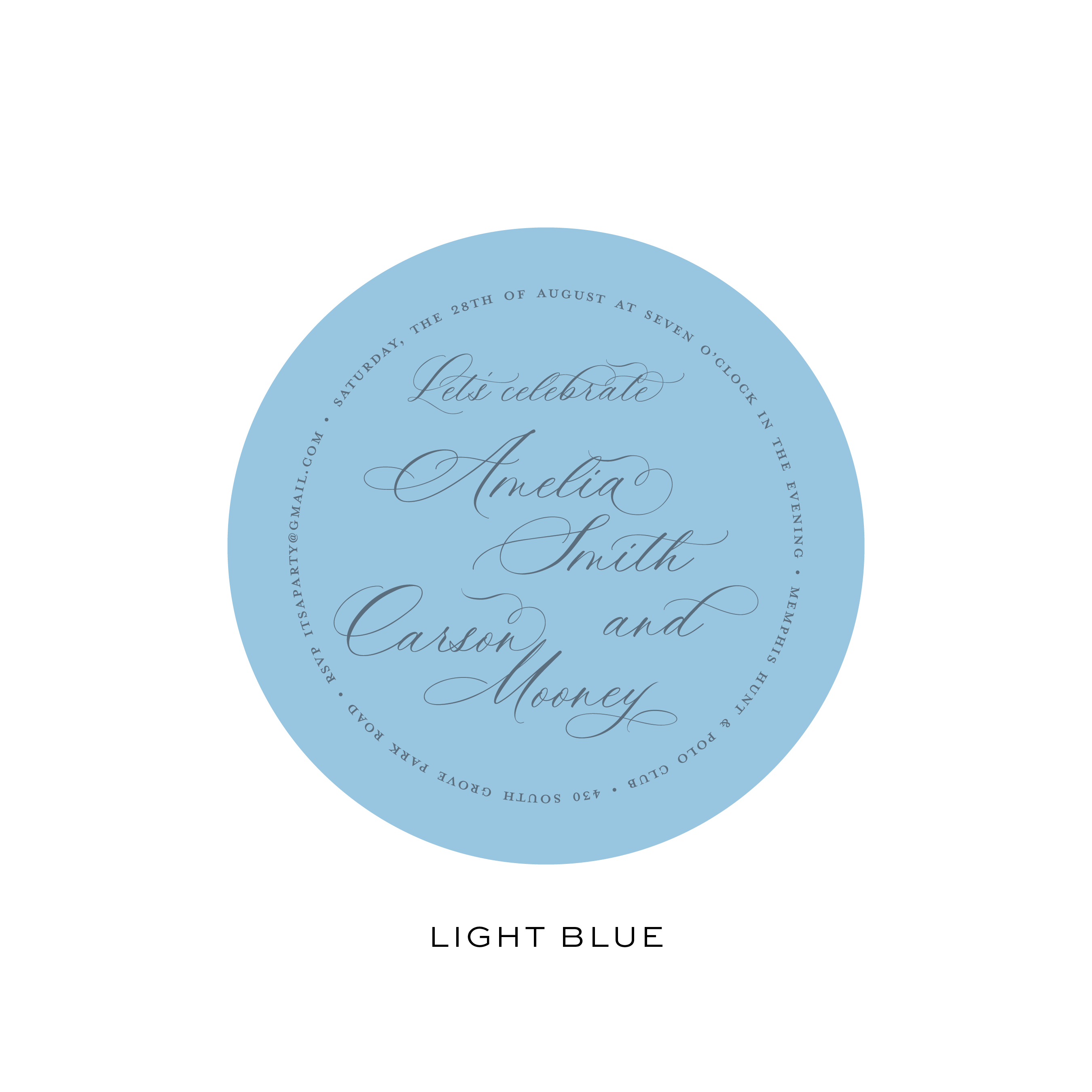 Amelia Bridal Invitation