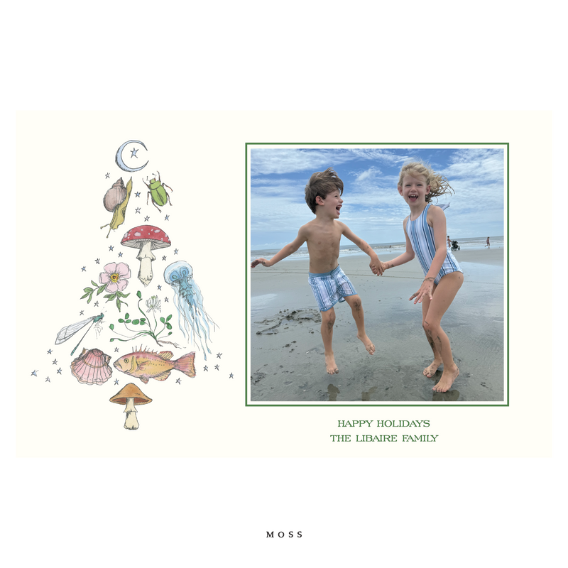 Amelia Classic Printed Holiday Card