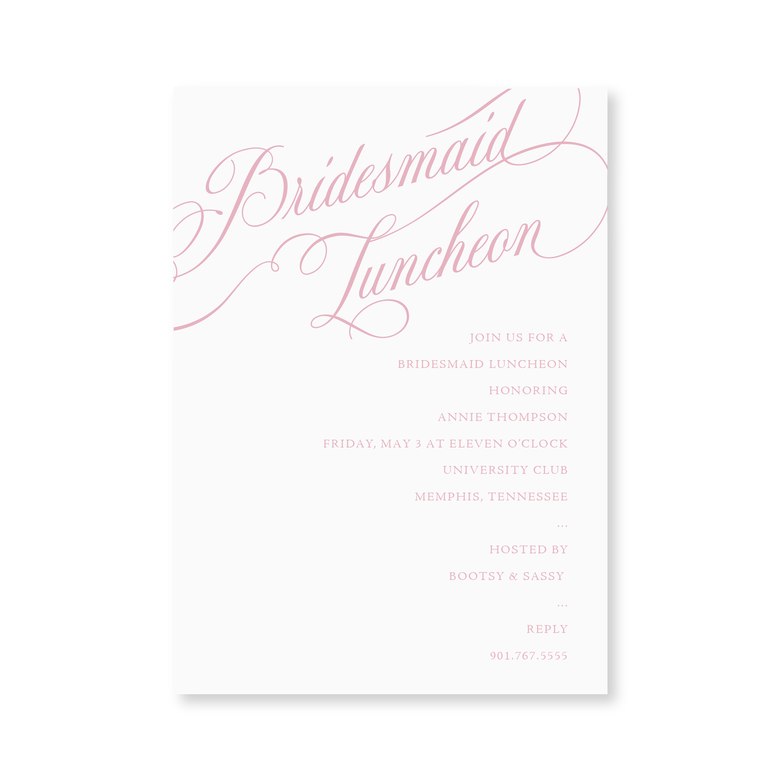 Annie Bridesmaid Invitation