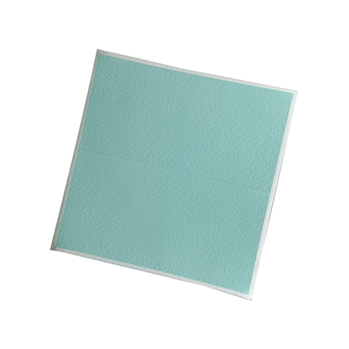 Aquamarine & White Bordered Place Cards