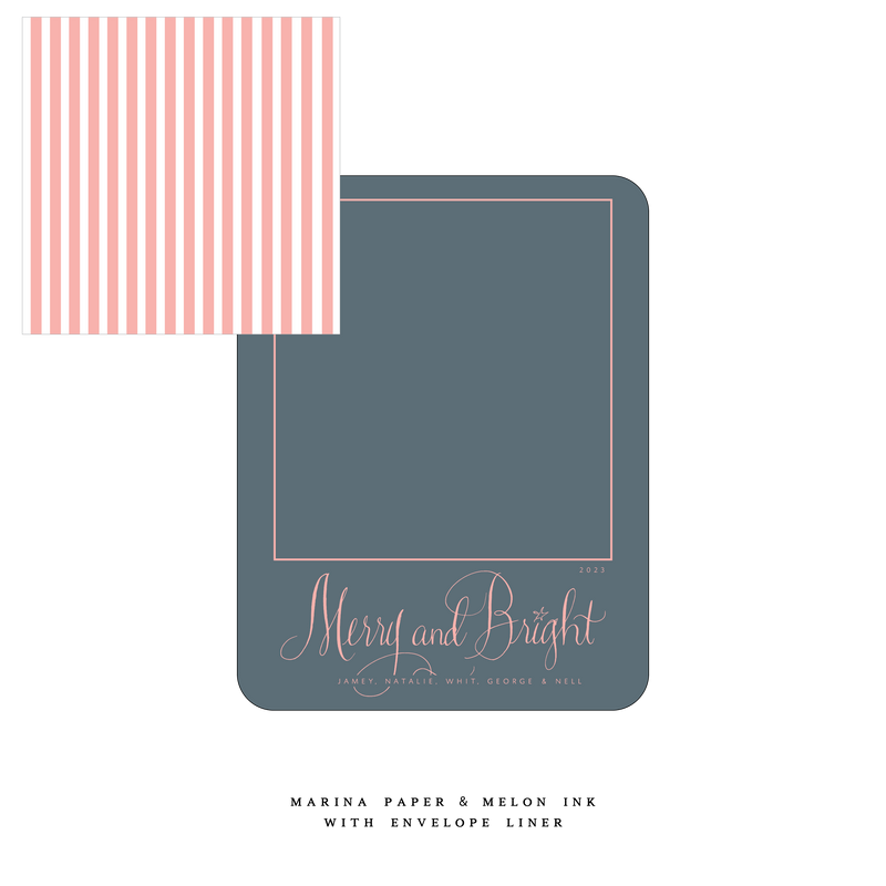 Aurora Small Luxe Holiday Card