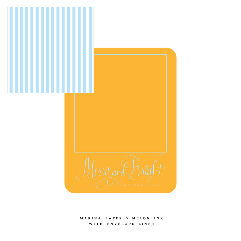 Aurora Small Luxe Holiday Card