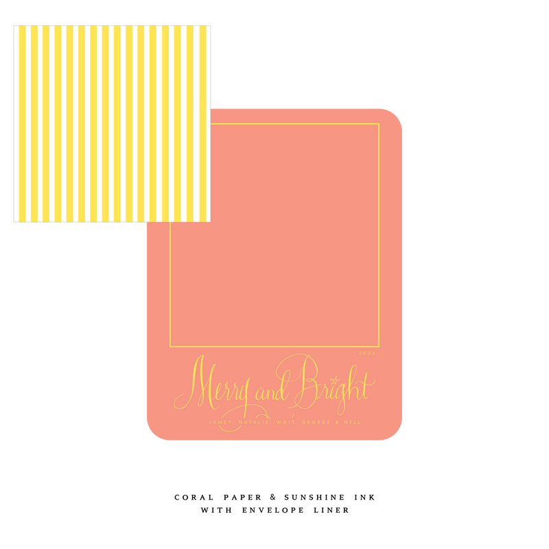 Aurora Small Luxe Holiday Card