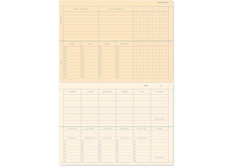 Desk Planner, Lavender Blue