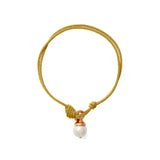 Cord Pearl Bracelet
