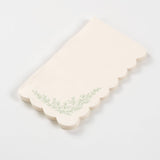 Floral Elegance Sage Guest Towels