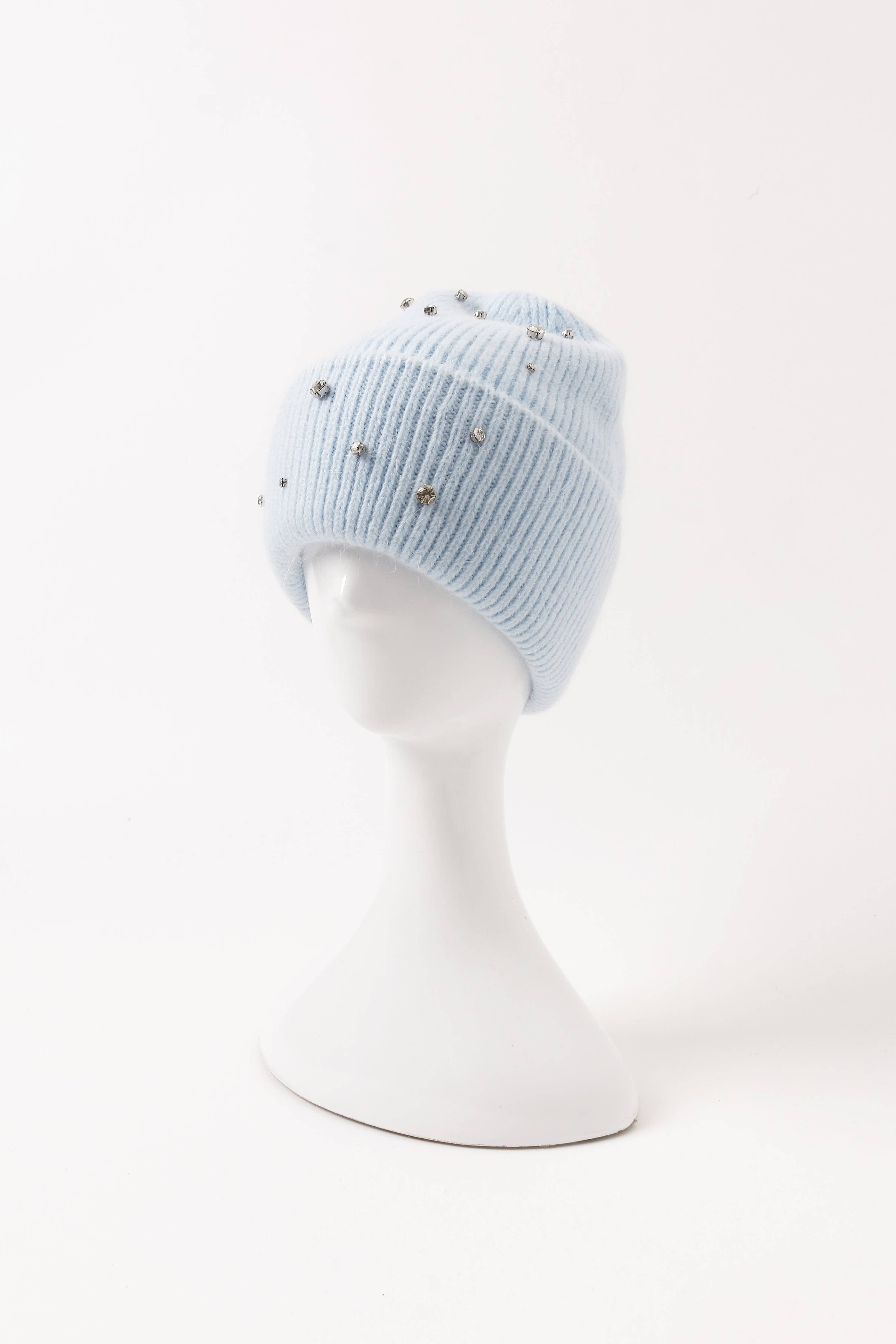★The tis★ ANGORA JEWEL BEANIE_TT4W713IV b4a1d262375db00b56423afe901c92