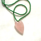Stone Heart Necklace 18"