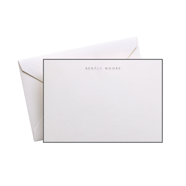 Bentley Engraved Note