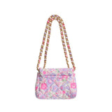 Girls Quilted Flap Mini Bag in Liberty Betsy