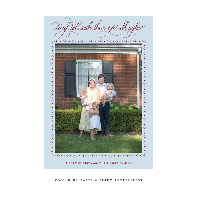 Bexley Letterpress Colored Paper Holiday Card