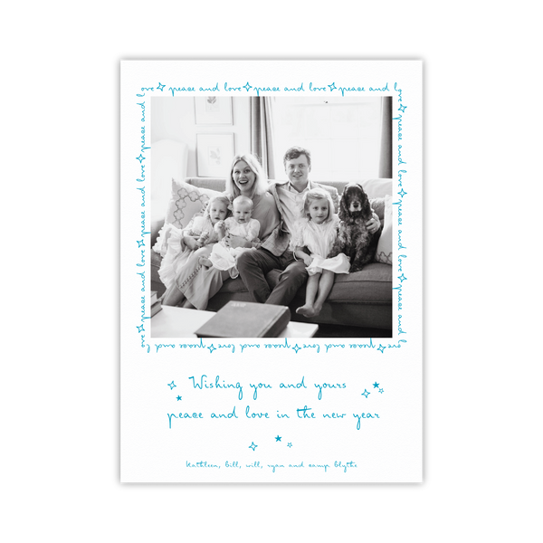 Blythe Letterpress Medium Holiday Card