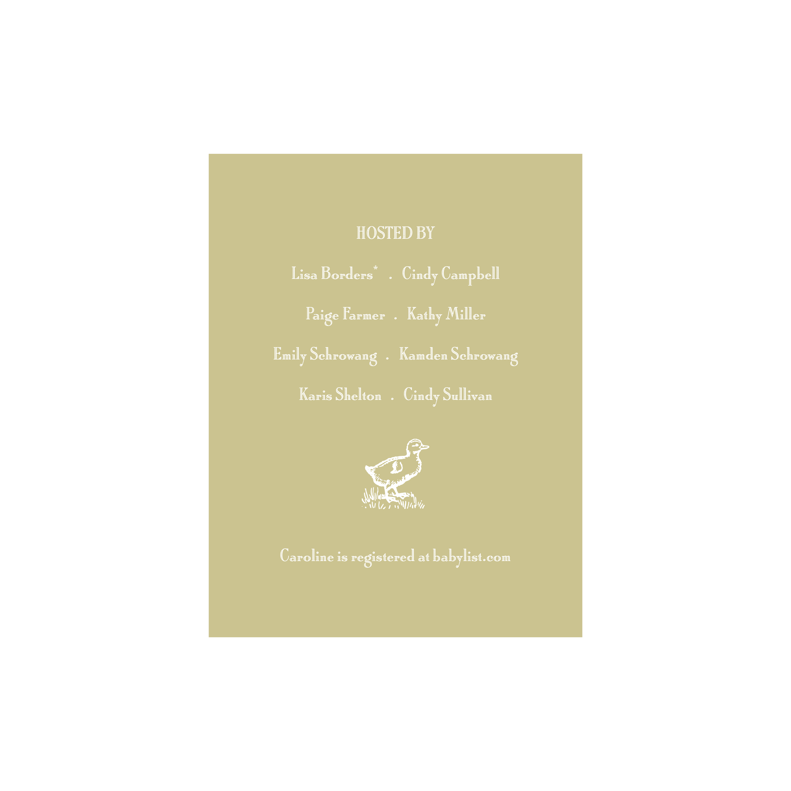 Heath Luxe Baby Shower Invitation