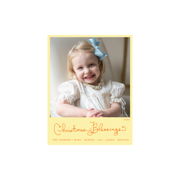 Brantley Classic Printed Small Holiday Card