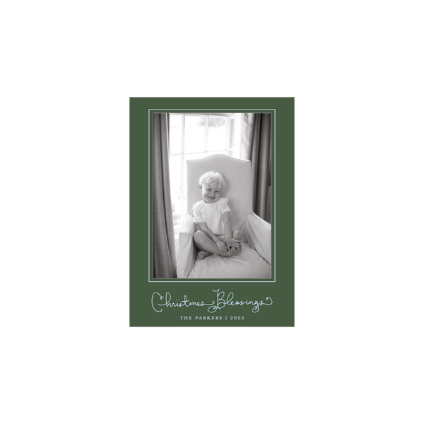 Brantley Classic Printed Petite Holiday Card