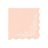 Floral Elegance Pink Beverage Napkins