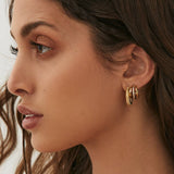 Triptych Hoops Earrings