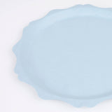 Pretty Edge Blue Paper Plates