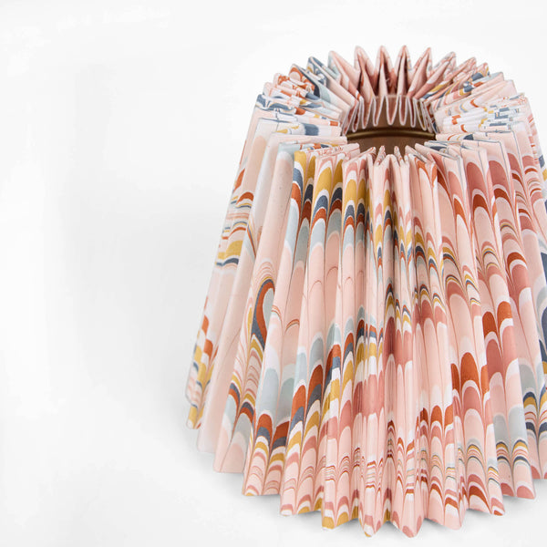 Pleated Lampshade - Twilight Mountain