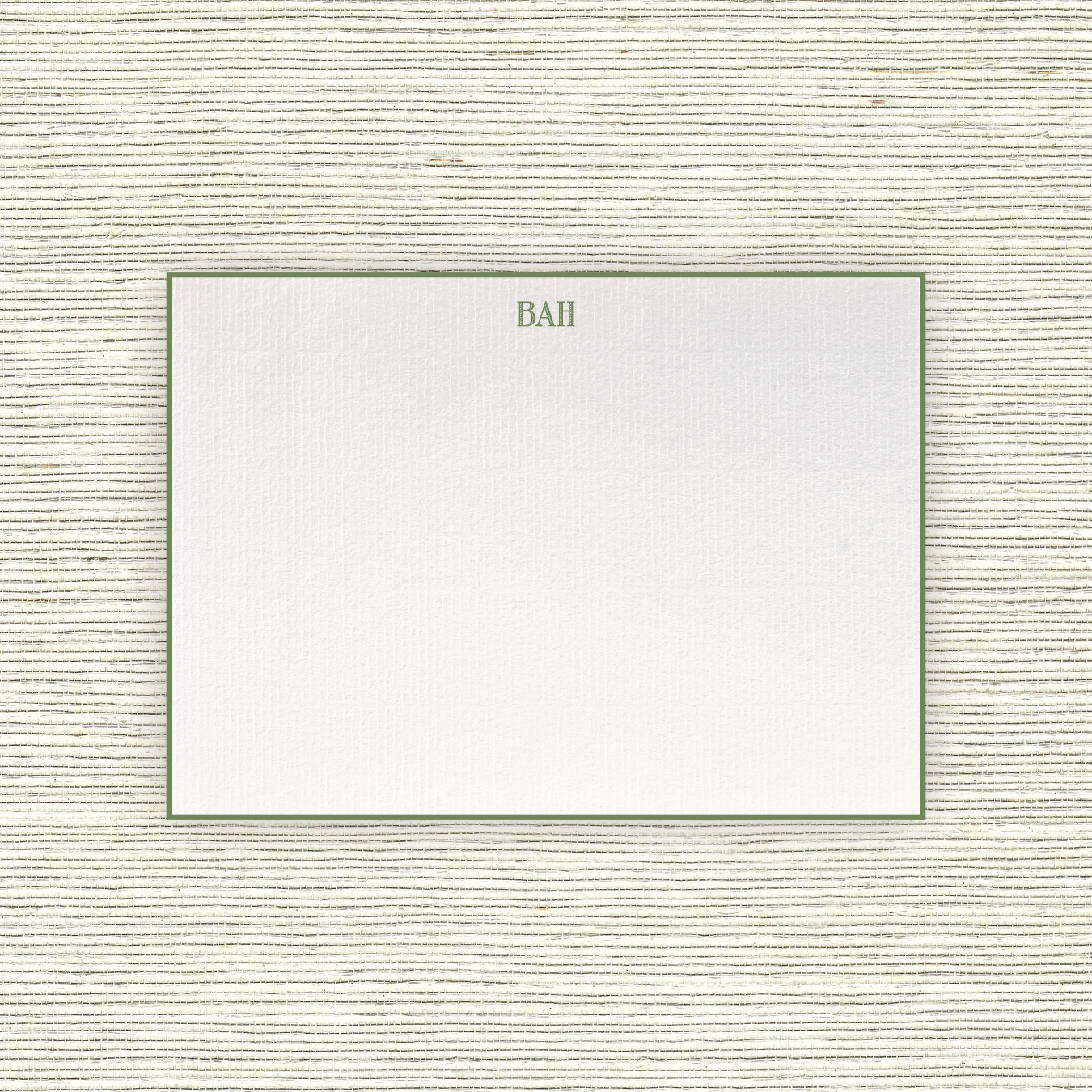 Cambridge Laid Paper Notecard
