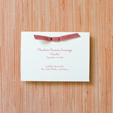 Cambridge Ribbon Birth Announcement