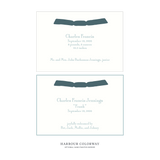 Cambridge Ribbon Birth Announcement